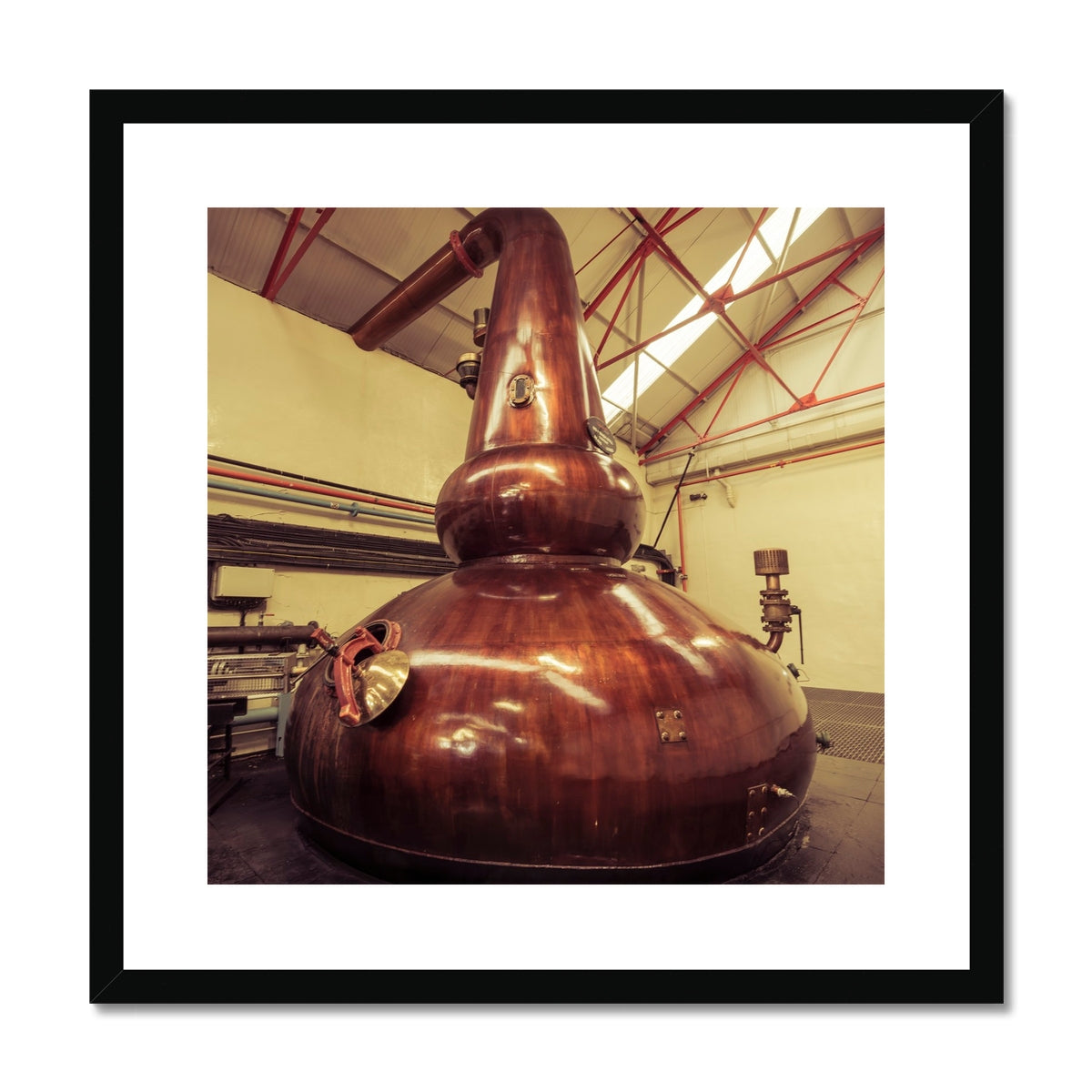 Glenfarclas Distillery Wash Still No1  Framed & Mounted Print