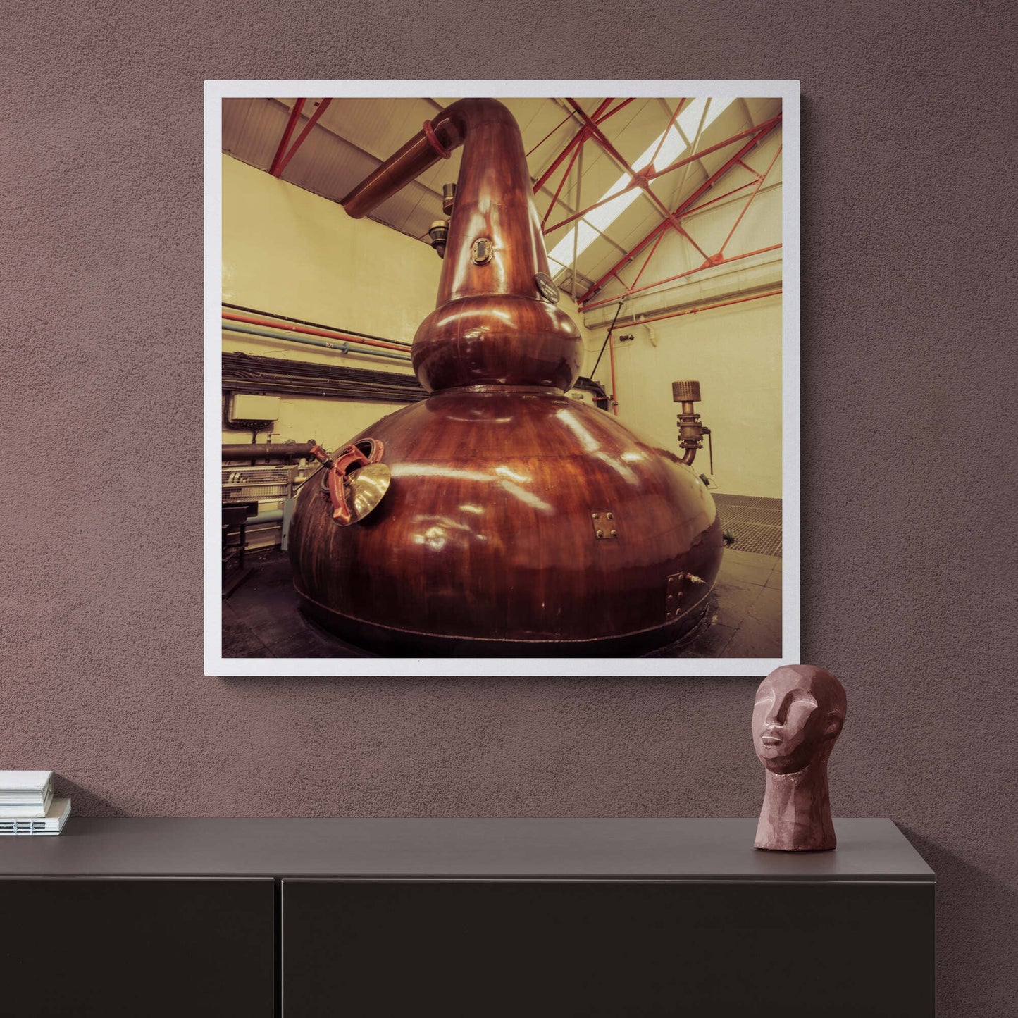 Glenfarclas Distillery Wash Still No1  Hahnemühle Photo Rag Print 28"x28"