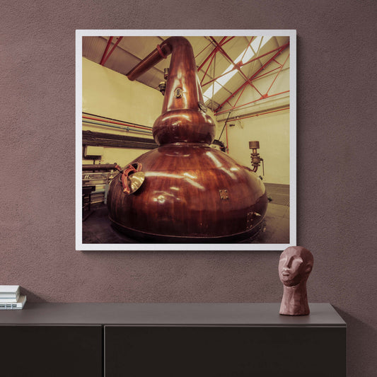 Glenfarclas Distillery Wash Still No1  Hahnemühle Photo Rag Print 28"x28"