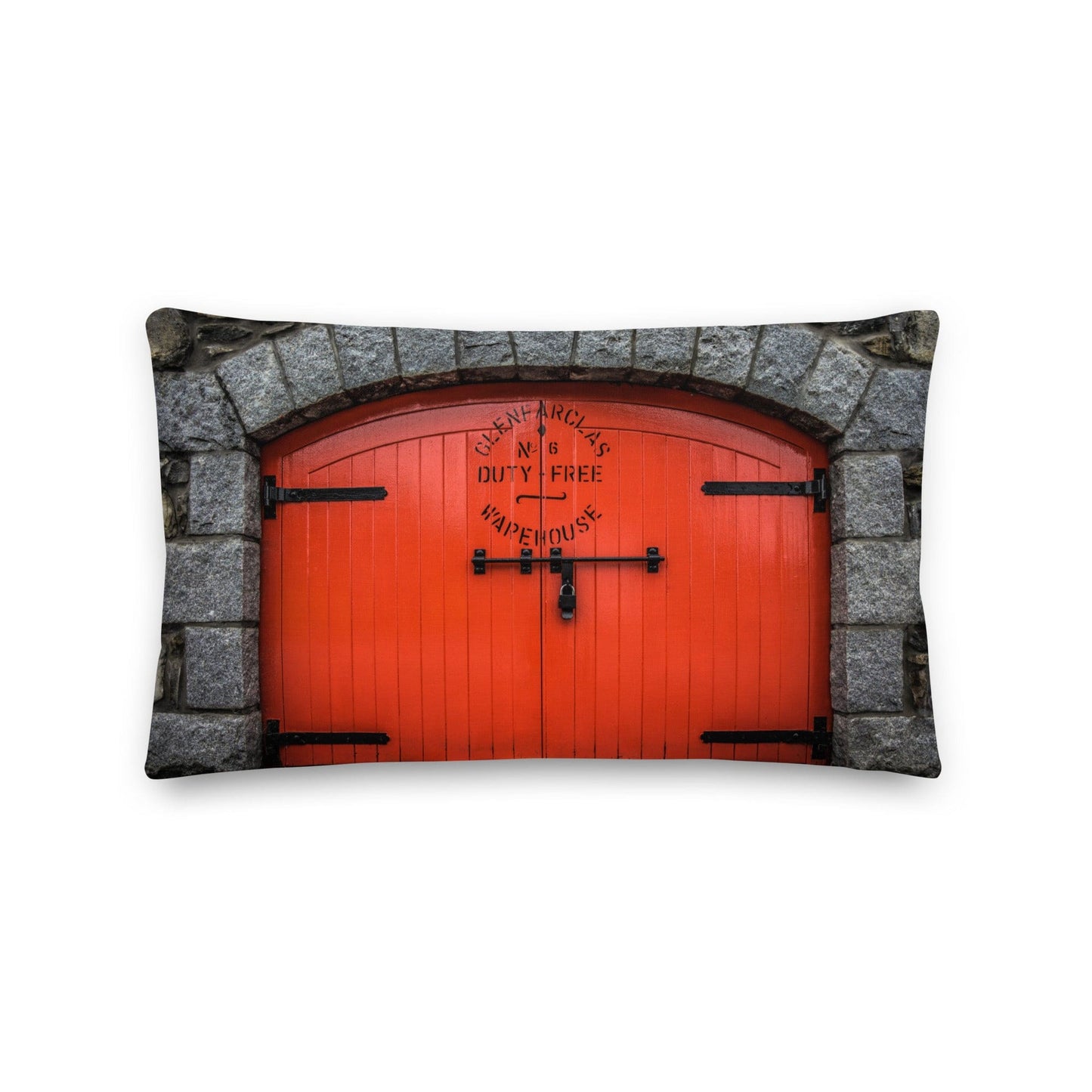 Glenfarclas Warehouse 6 Premium Pillow 20″×12″ / Cover Only by Wandering Spirits Global
