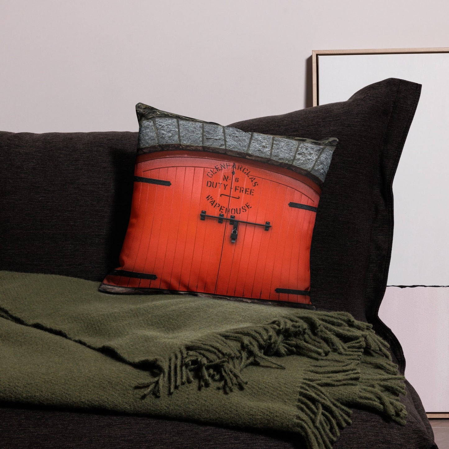 Glenfarclas Warehouse 6 Premium Pillow by Wandering Spirits Global