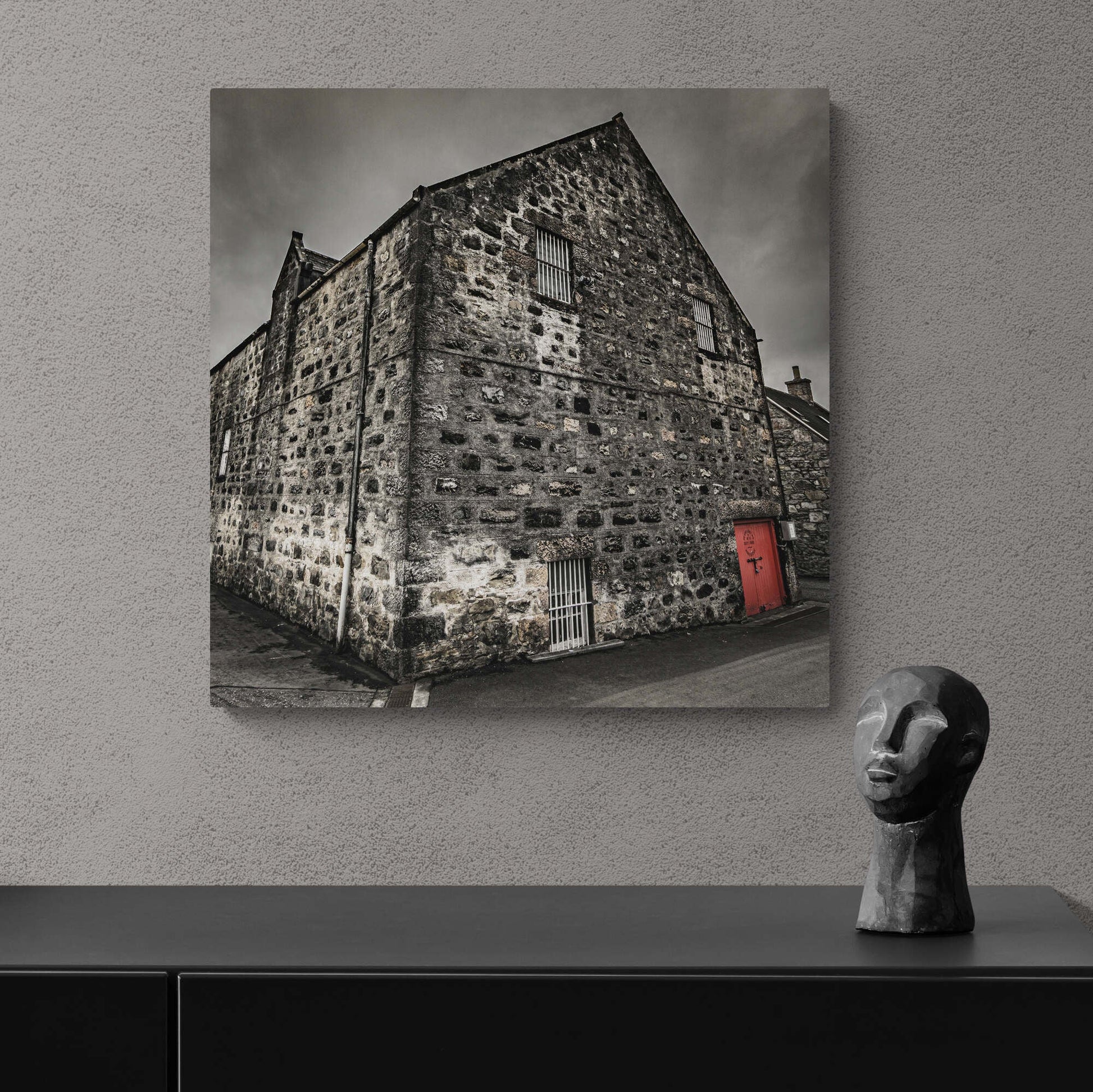 Glenfarclas Warehouse EOD Canvas 20"x20" / White Wrap