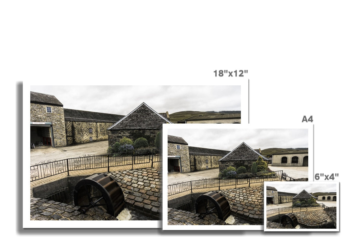 Glenfarclas Waterwheel Hahnemühle Photo Rag Print