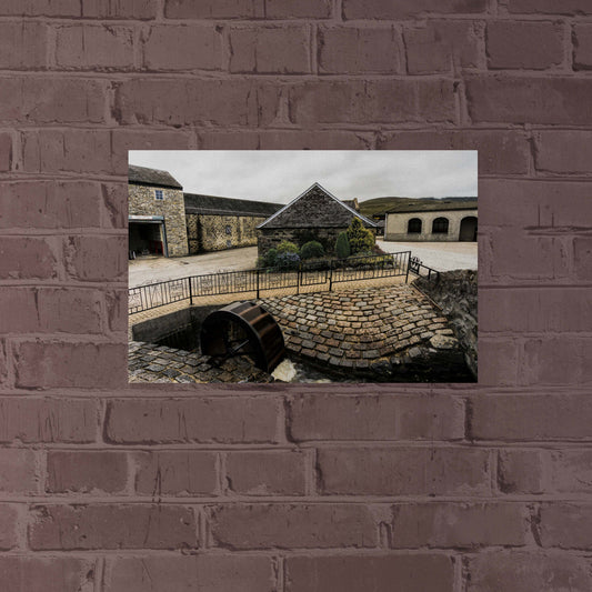 Glenfarclas Waterwheel Photographic Print 18"x12"