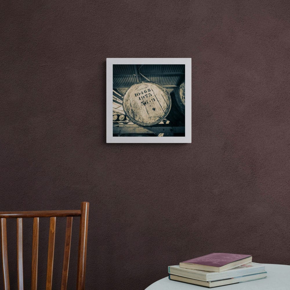 Glenlivet 1973 Cask Golden Toned Hahnemühle Photo Rag Print 16"x16" by Wandering Spirits Global