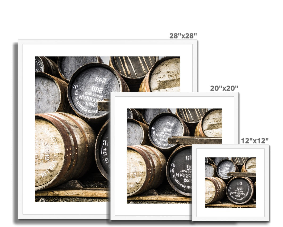 Kilkerran Casks Colour Framed & Mounted Print