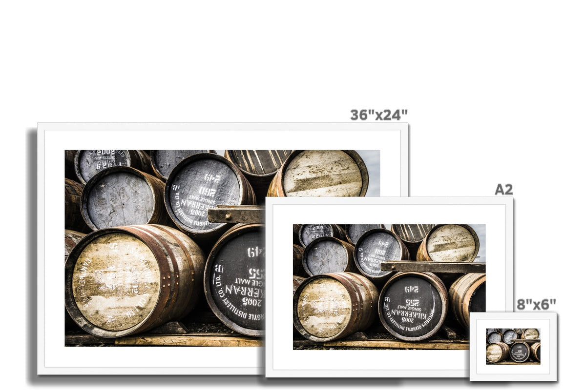 Kilkerran Casks Colour Framed & Mounted Print