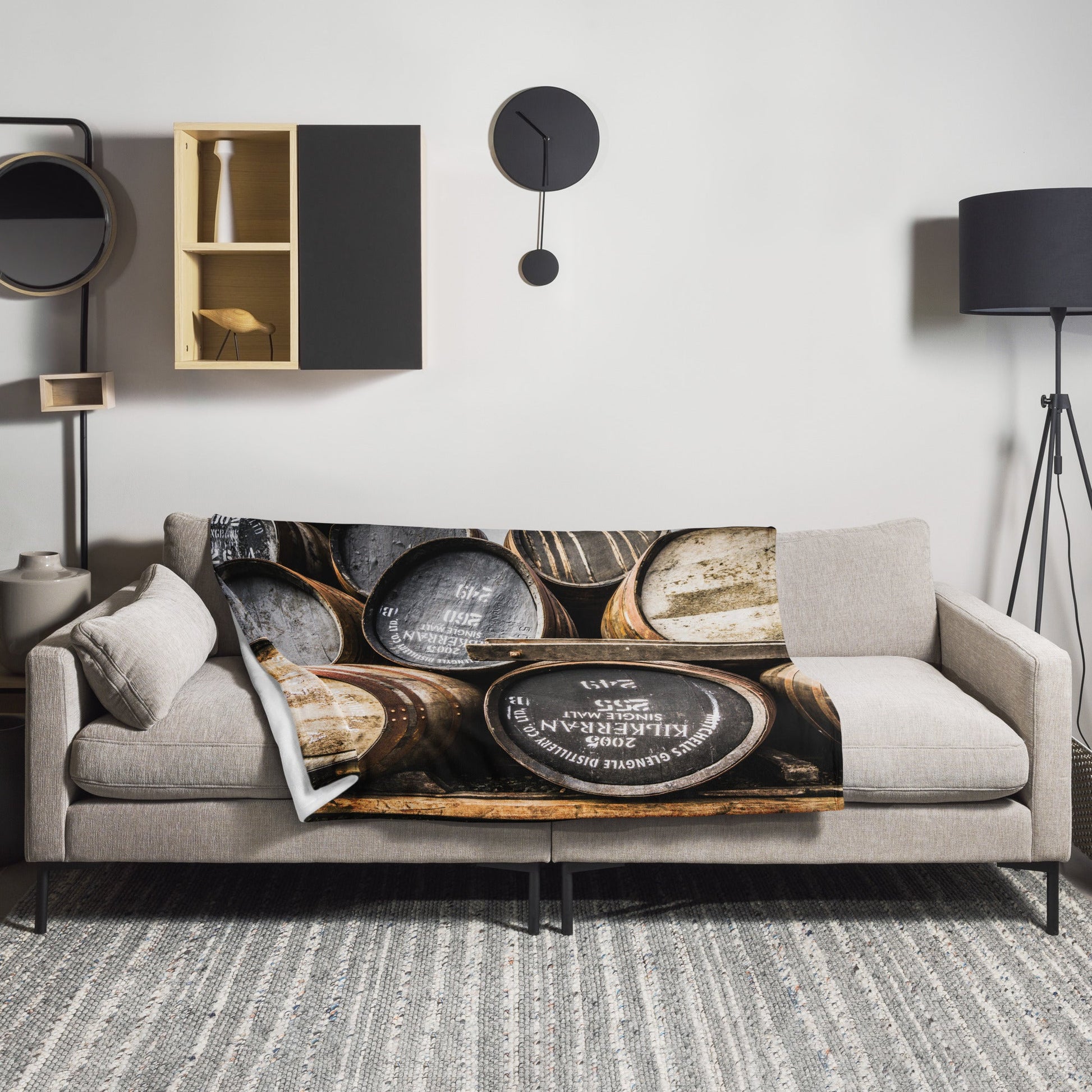 Kilkerran Casks Colour Throw Blanket