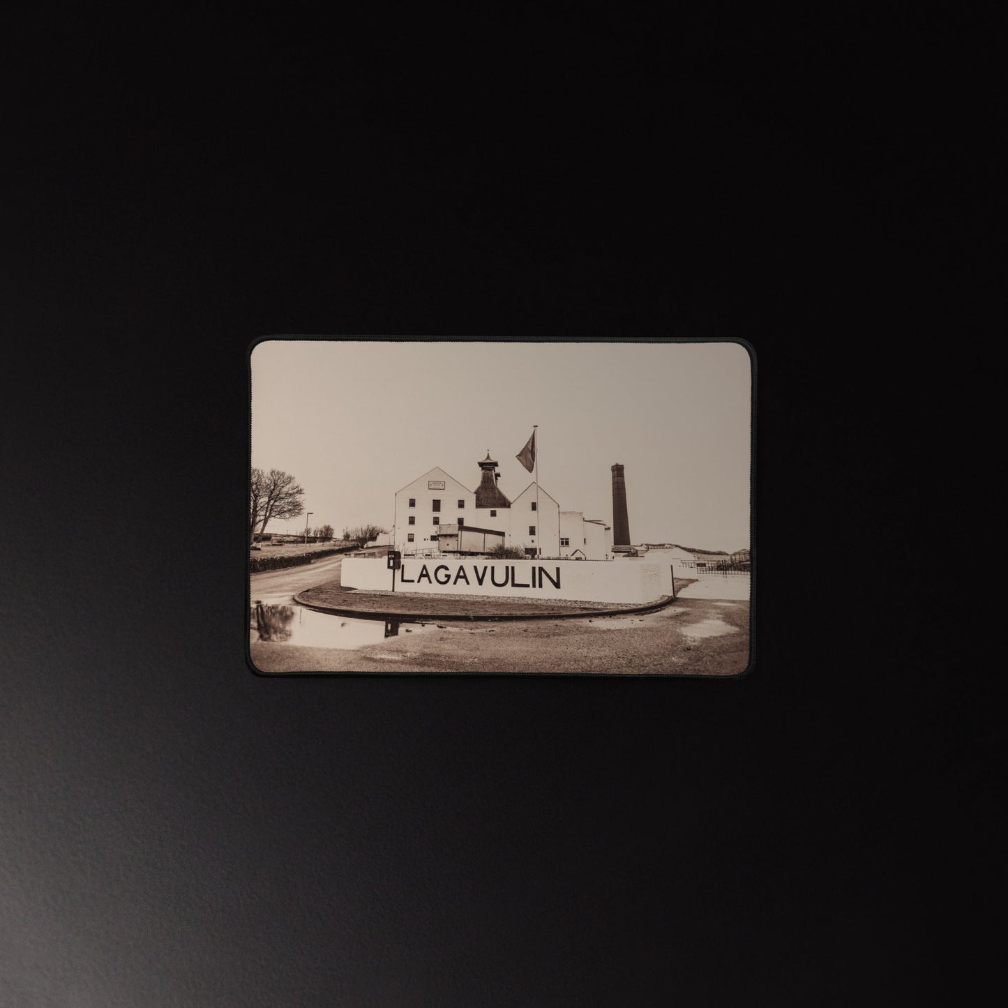 Lagavulin Distillery Sepia Desk Mat 12″×18″