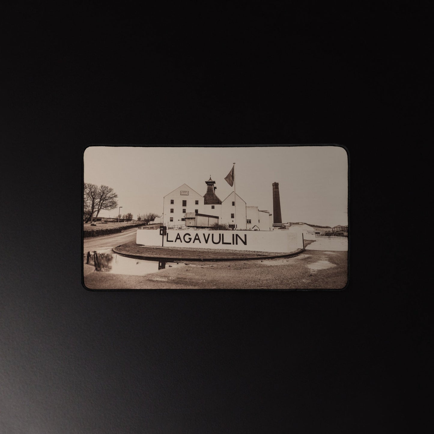 Lagavulin Distillery Sepia Desk Mat 12″×22″