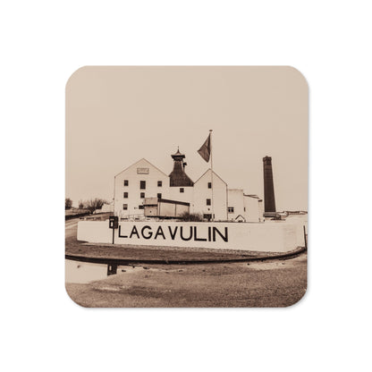 Lagavulin Distillery Sepia Toned Coaster by Wandering Spirits Global