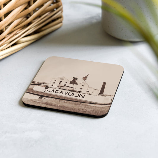 Lagavulin Distillery Sepia Toned Coaster by Wandering Spirits Global