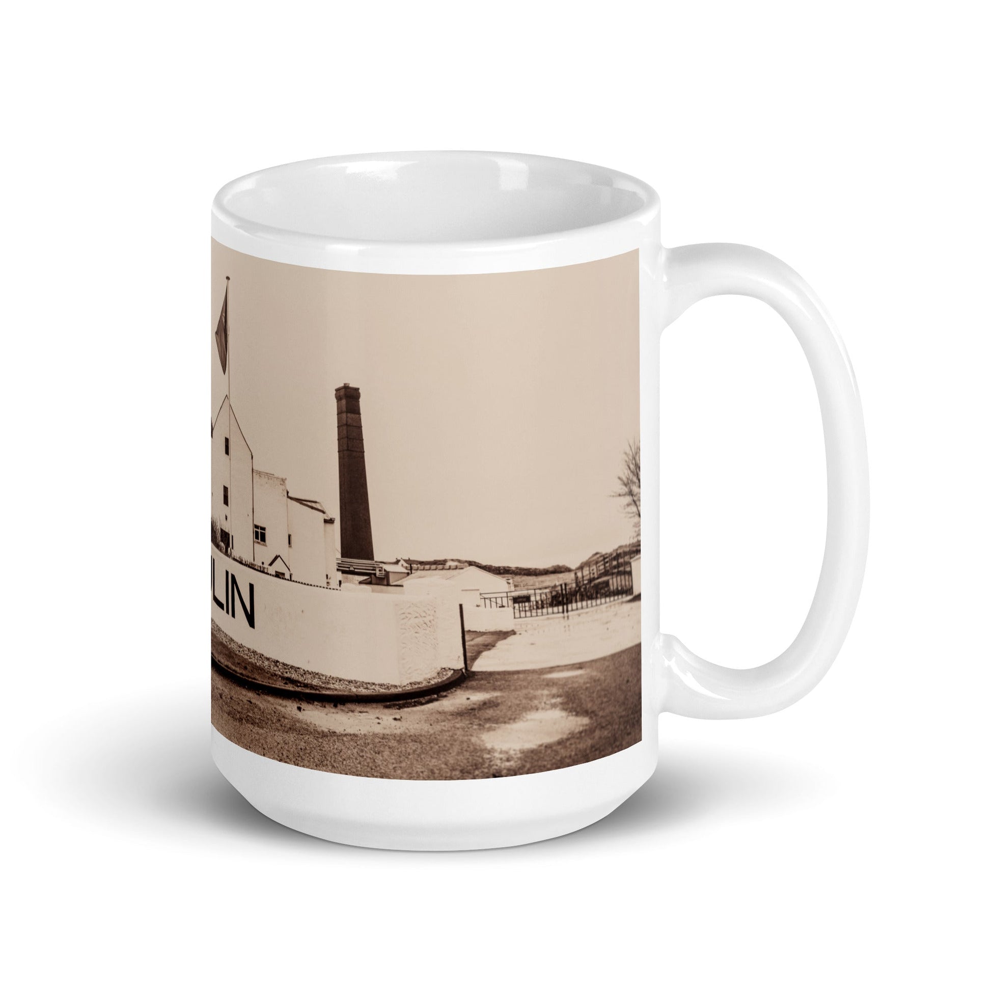 Lagavulin Distillery Sepia Toned Mugs by Wandering Spirits Global