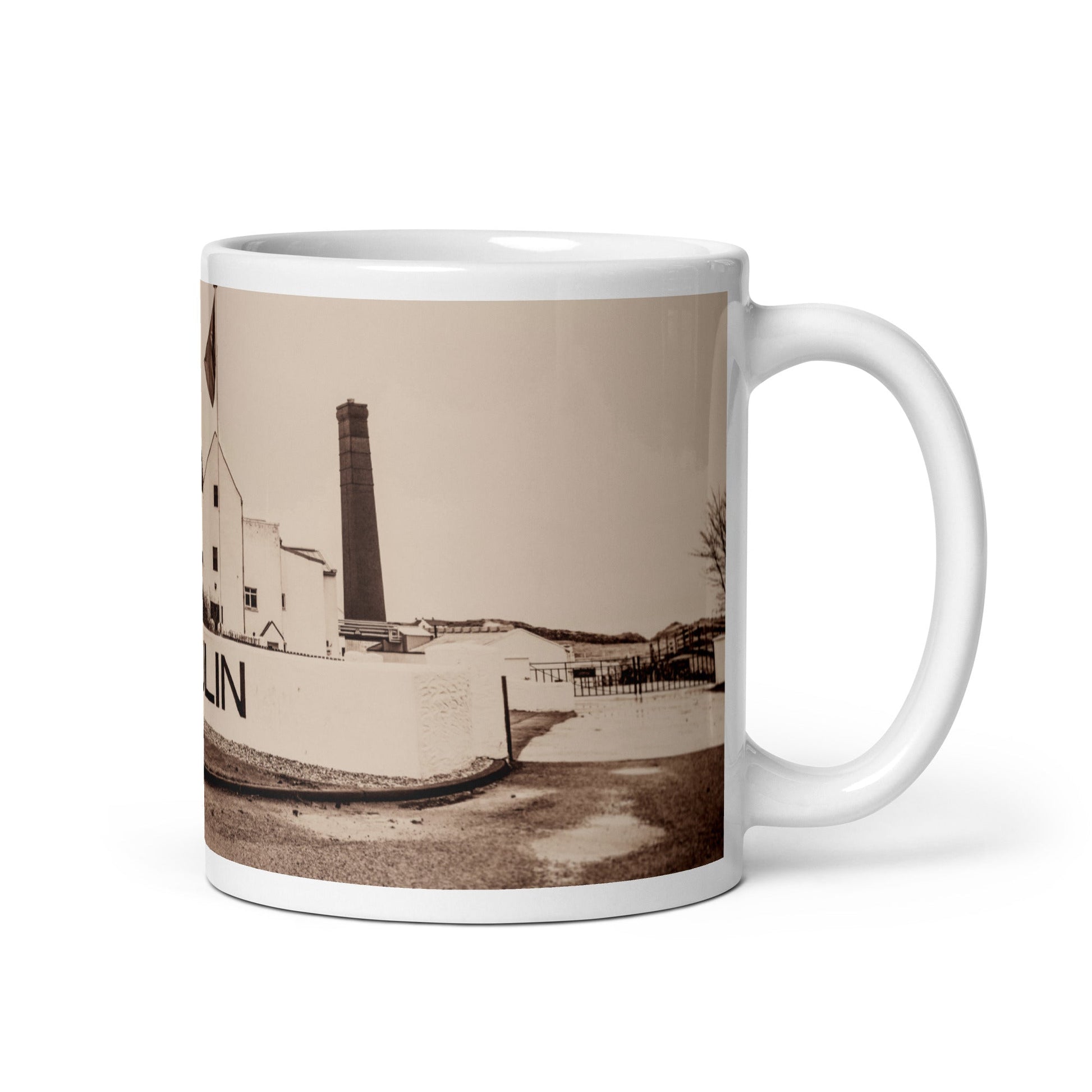 Lagavulin Distillery Sepia Toned Mugs by Wandering Spirits Global