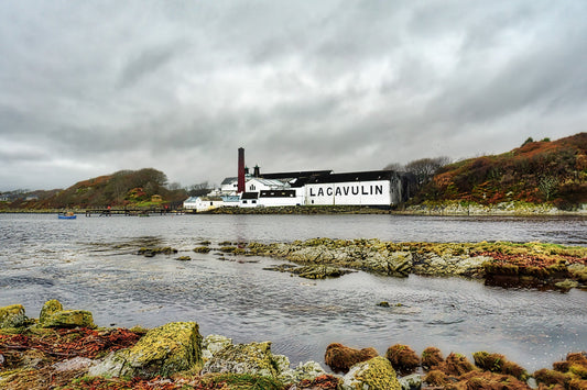 Lagavulin Distillery Soft Colour Framed & Mounted Print