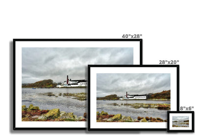 Lagavulin Distillery Soft Colour Framed & Mounted Print by Wandering Spirits Global