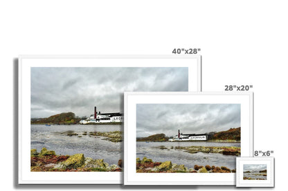 Lagavulin Distillery Soft Colour Framed & Mounted Print by Wandering Spirits Global