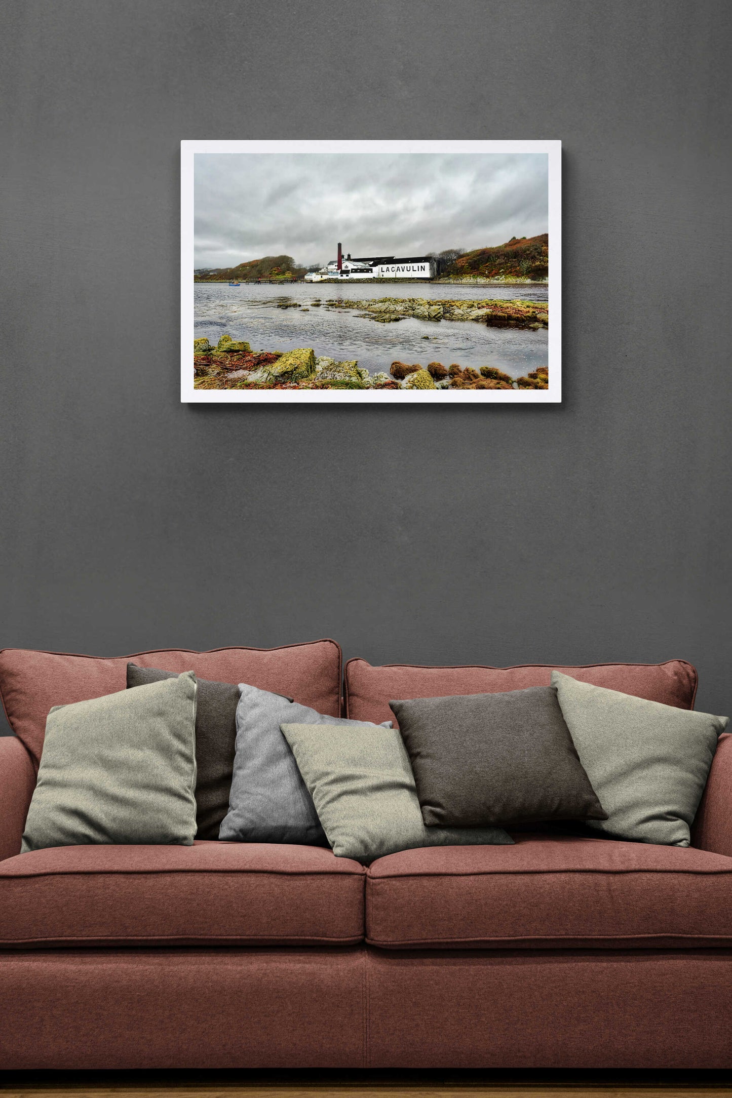 Lagavulin Distillery Soft Colour Hahnemühle Photo Rag Print A1 Landscape by Wandering Spirits Global