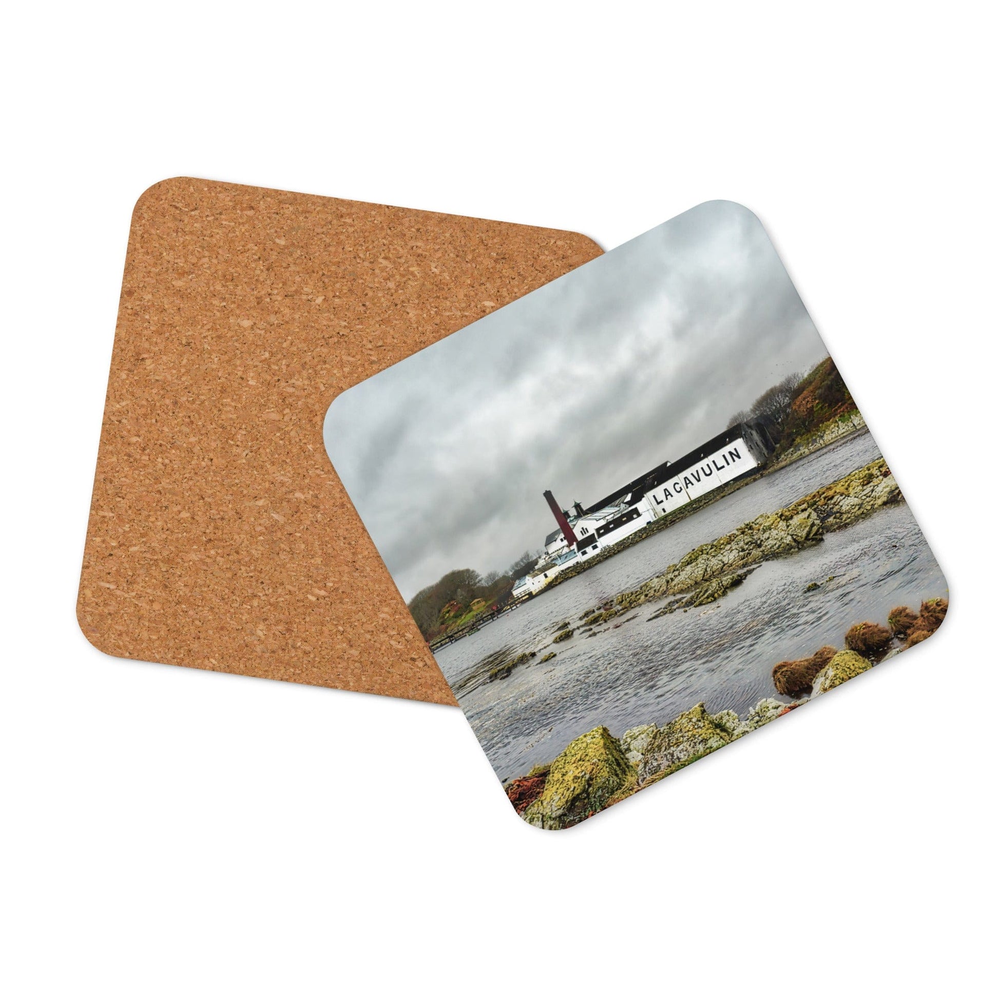 Lagavulin Distillery Soft Colour Photograph Drink Coaster by Wandering Spirits Global