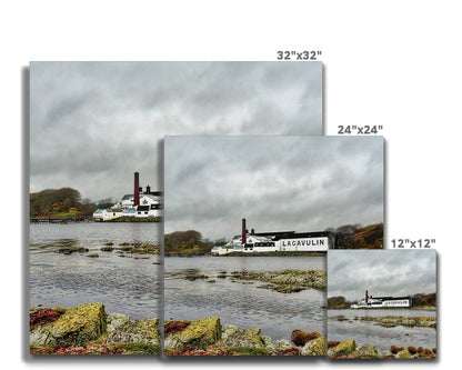 Lagavulin Distillery Soft Colour Canvas by Wandering Spirits Global