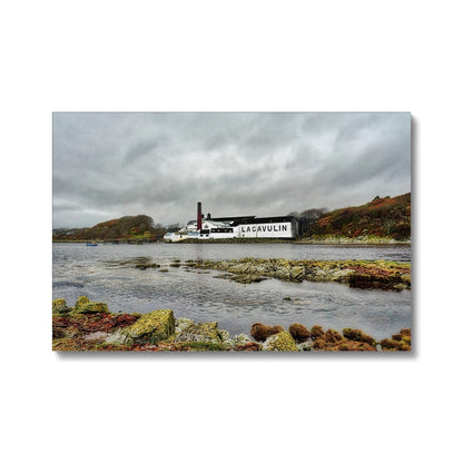 Lagavulin Distillery Soft Colour Canvas 24"x16" / White Wrap by Wandering Spirits Global