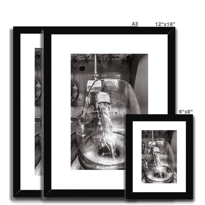 Lagavulin No1 Spirits Feints Black and White Framed & Mounted Print