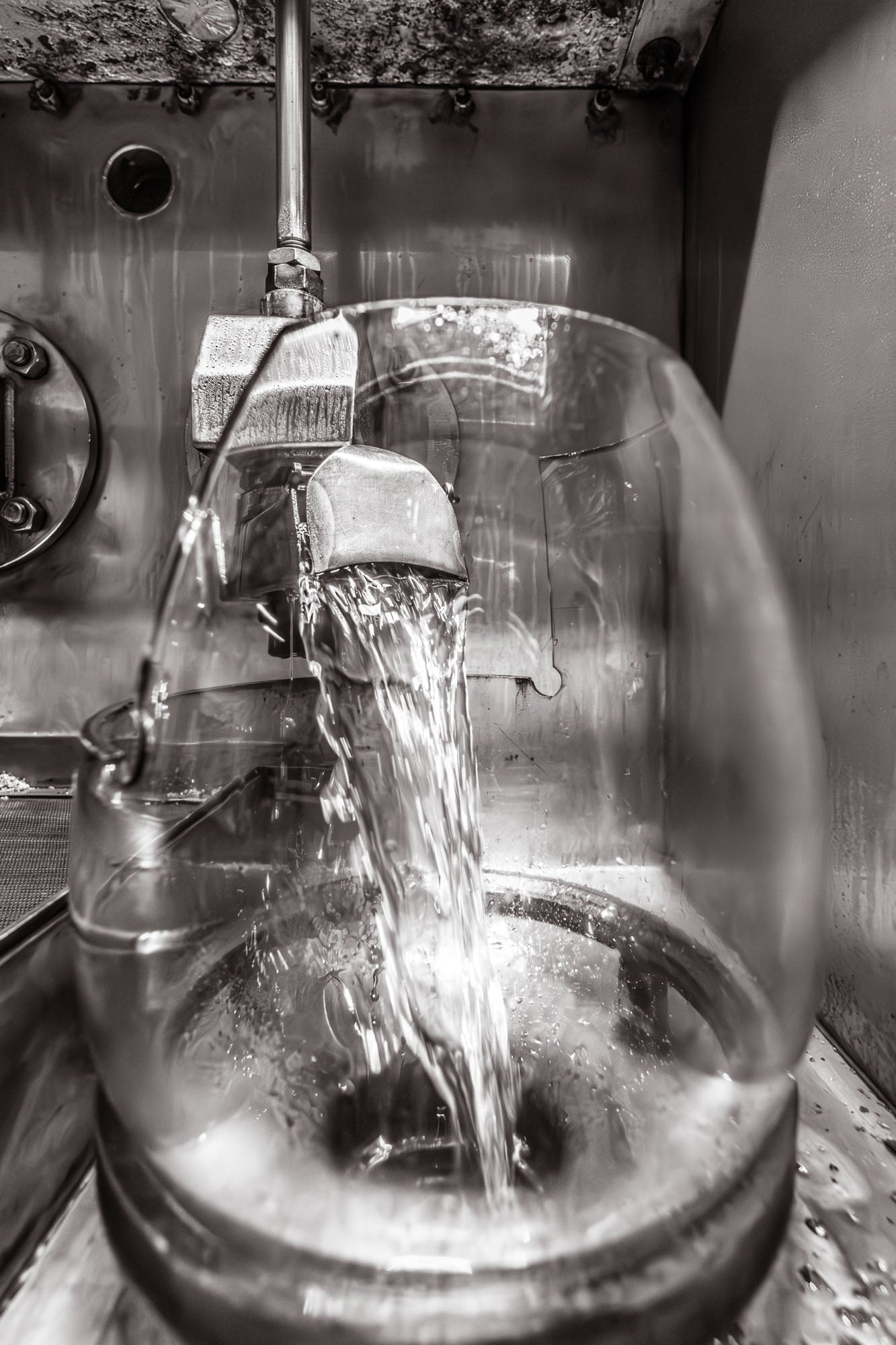 Lagavulin No1 Spirits Feints Black and White Photographic Print