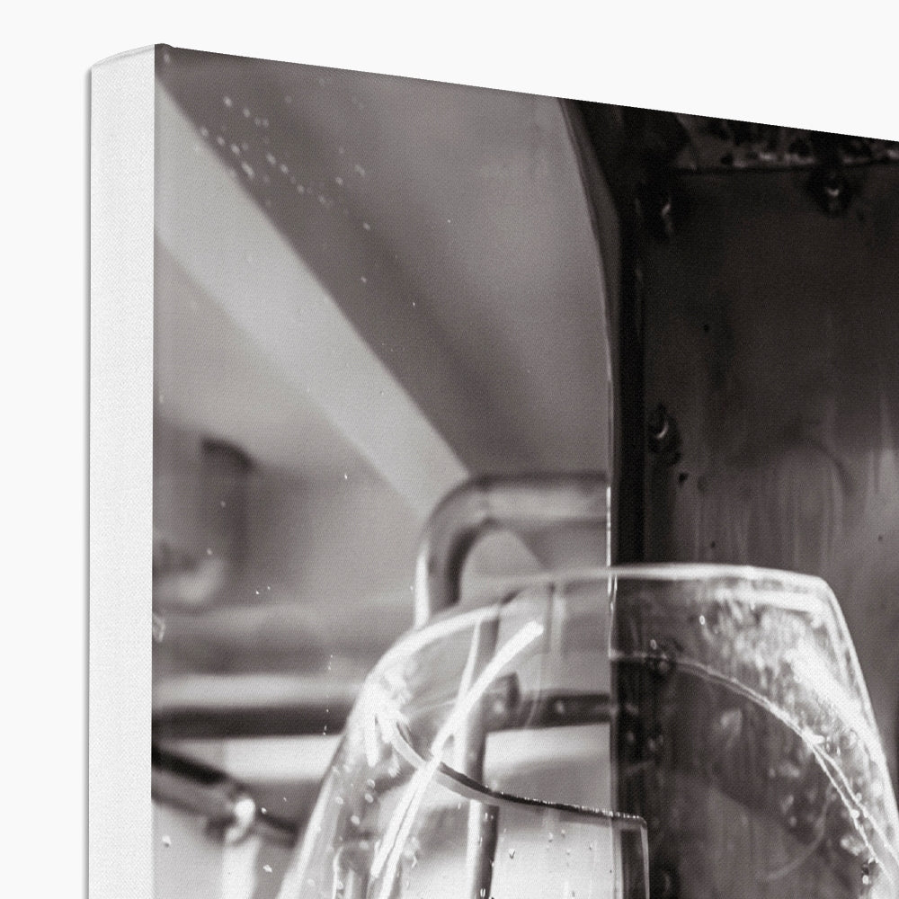 Lagavulin No2 Spirits Feints Black and White Canvas