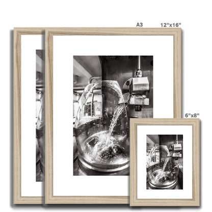 Lagavulin No2 Spirits Feints Black and White Framed & Mounted Print