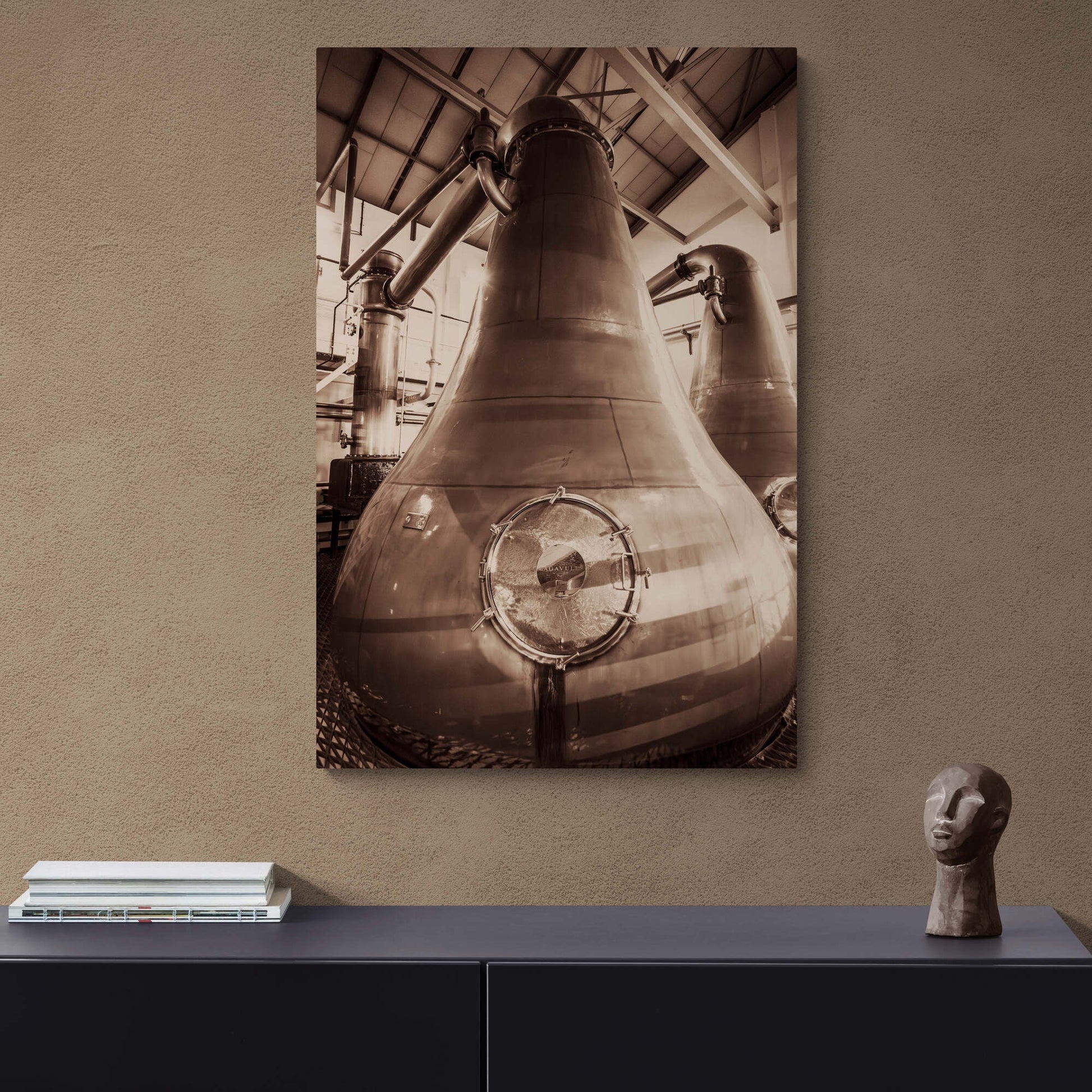 Lagavulin Spirit Still Canvas 24"x36" / White Wrap