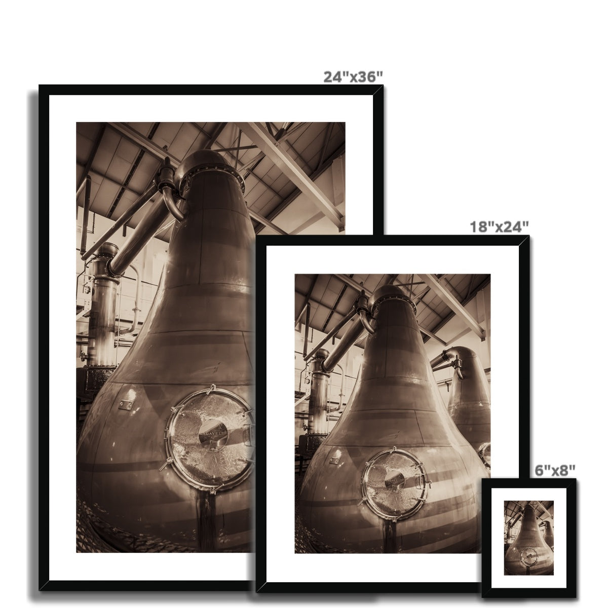 Lagavulin Spirit Still Framed & Mounted Print