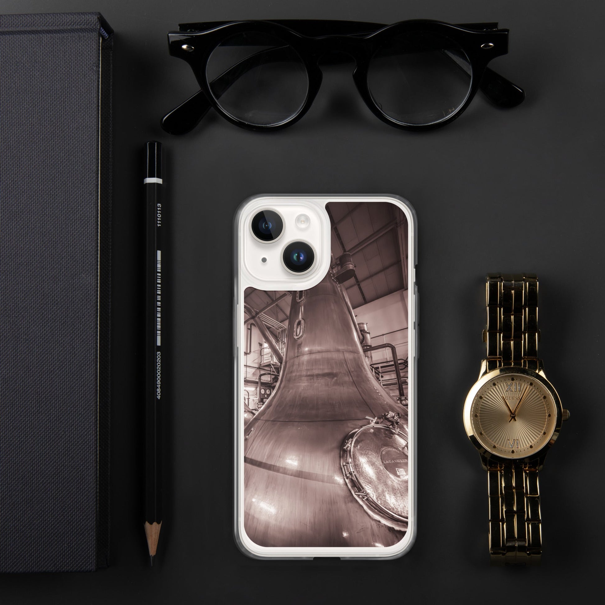 Lagavulin Still Sepia MagSafe® Clear Case for iPhone® iPhone 14