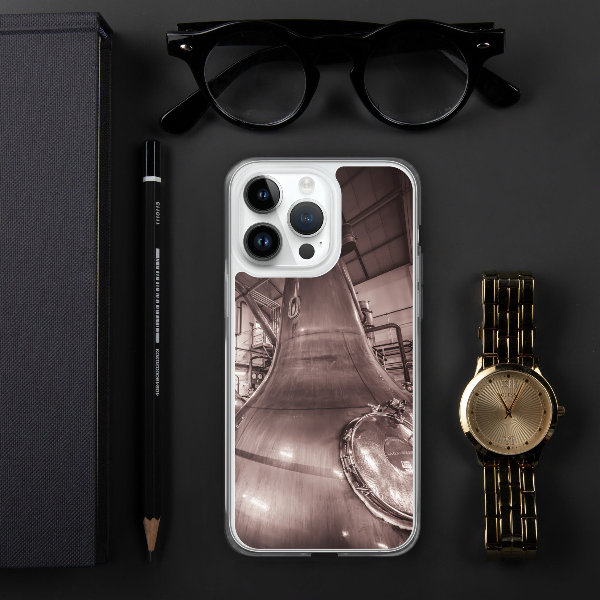 Lagavulin Still Sepia MagSafe® Clear Case for iPhone® iPhone 14 Pro Max