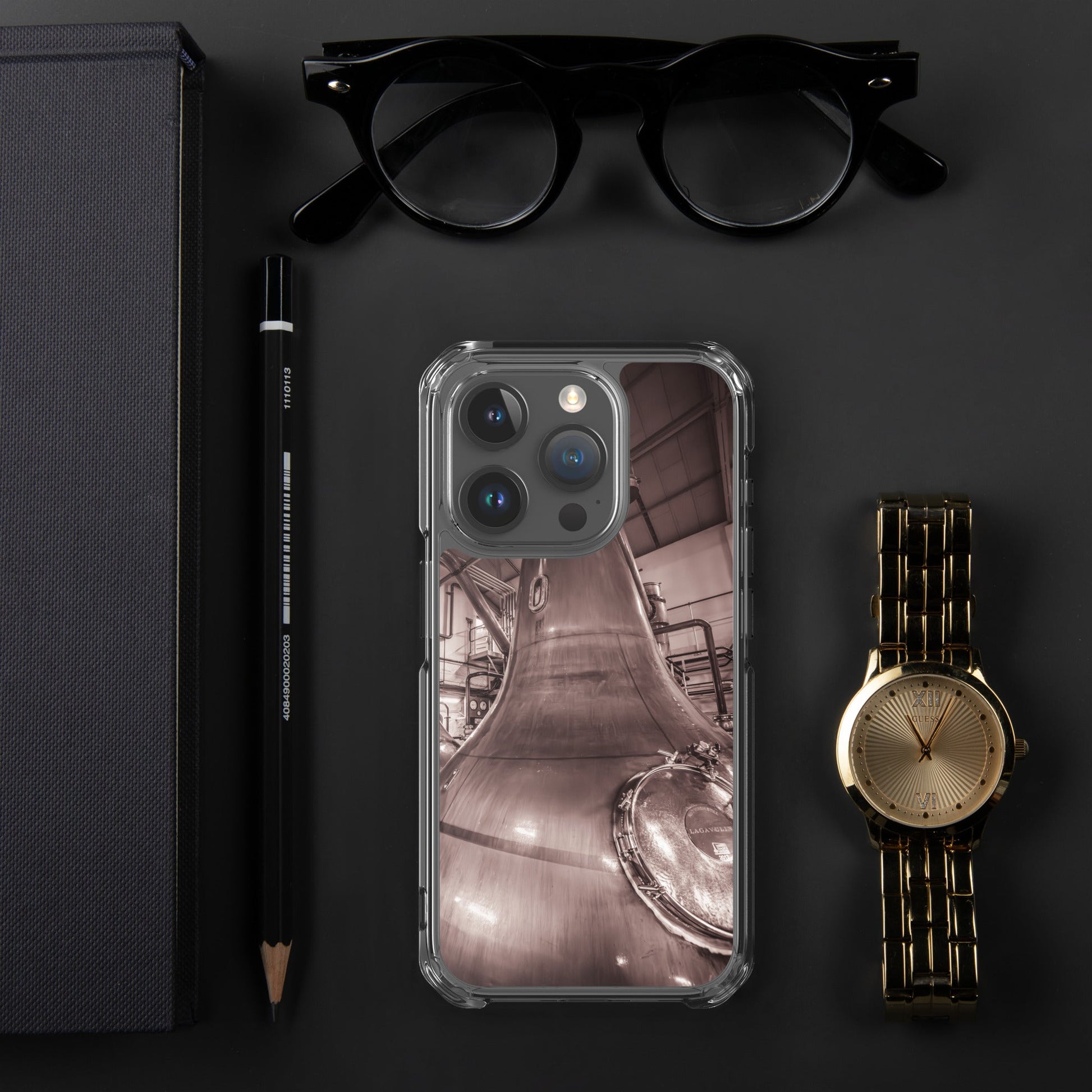 Lagavulin Still Sepia MagSafe® Clear Case for iPhone® iPhone 15 Pro