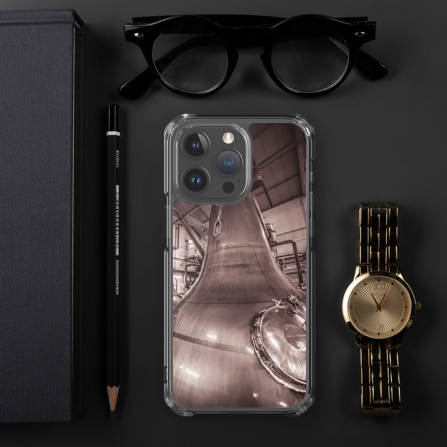 Lagavulin Still Sepia MagSafe® Clear Case for iPhone® iPhone 15 Pro Max