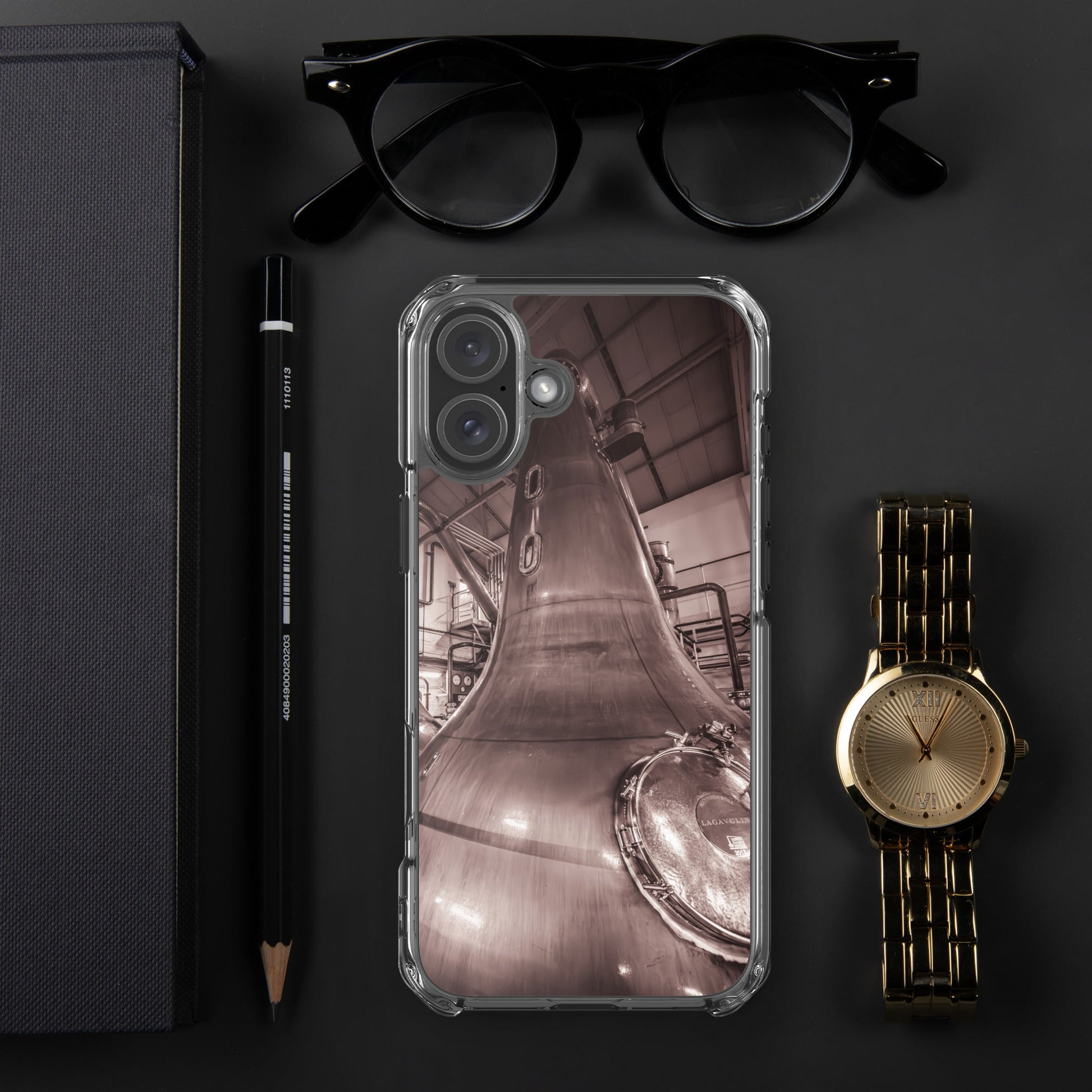 Lagavulin Still Sepia MagSafe® Clear Case for iPhone® iPhone 16 Plus