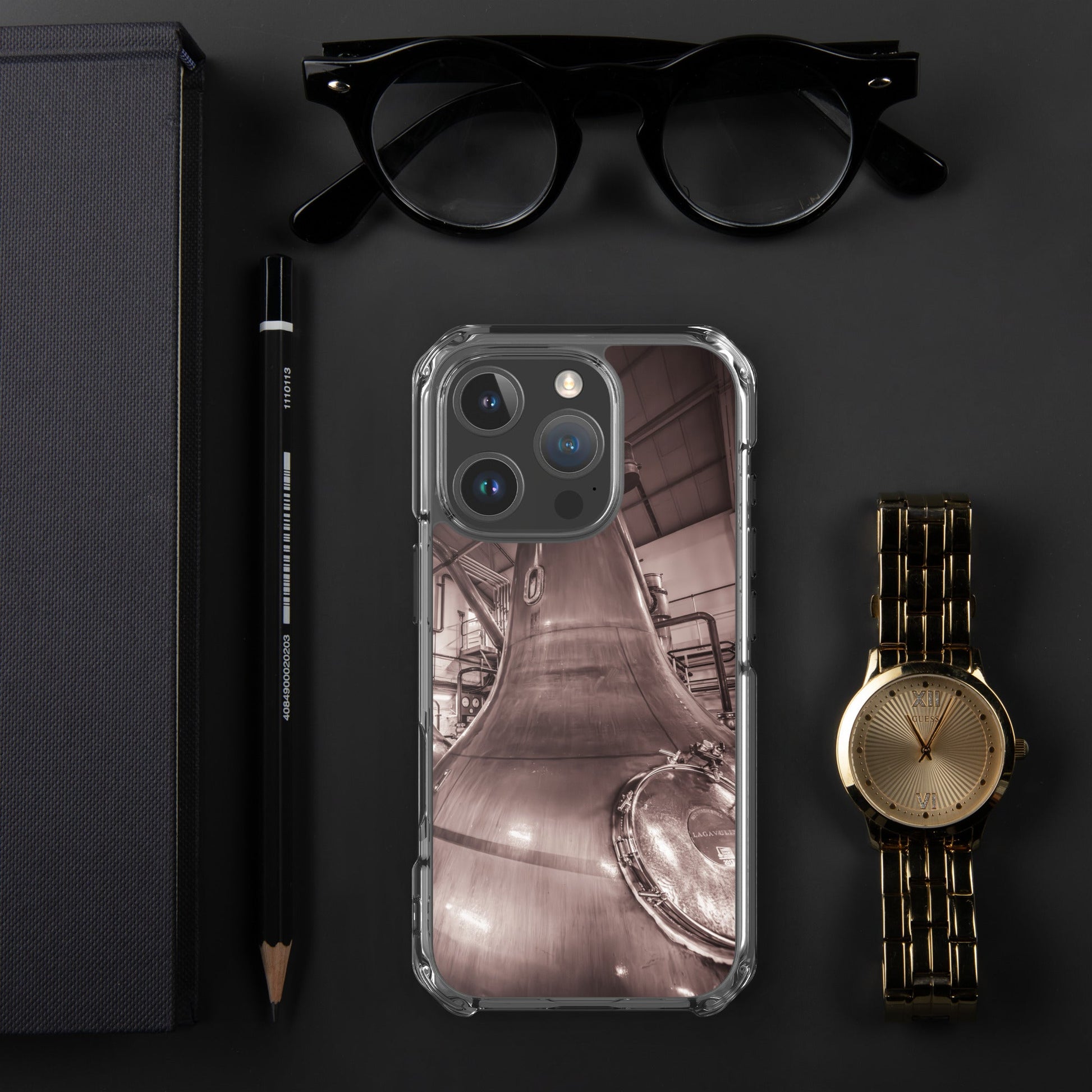 Lagavulin Still Sepia MagSafe® Clear Case for iPhone® iPhone 16 Pro