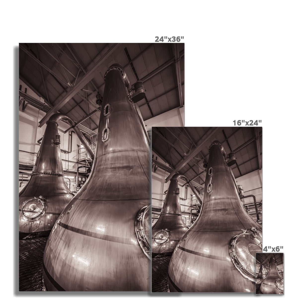 Lagavulin Stills Sepia C-Type Print