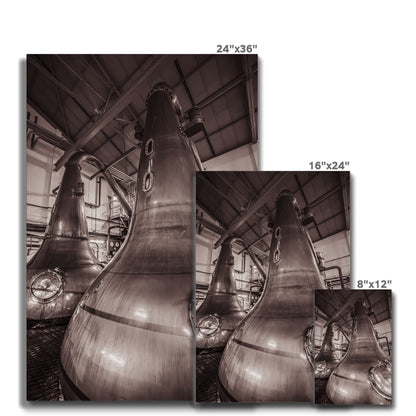 Lagavulin Stills Sepia Canvas