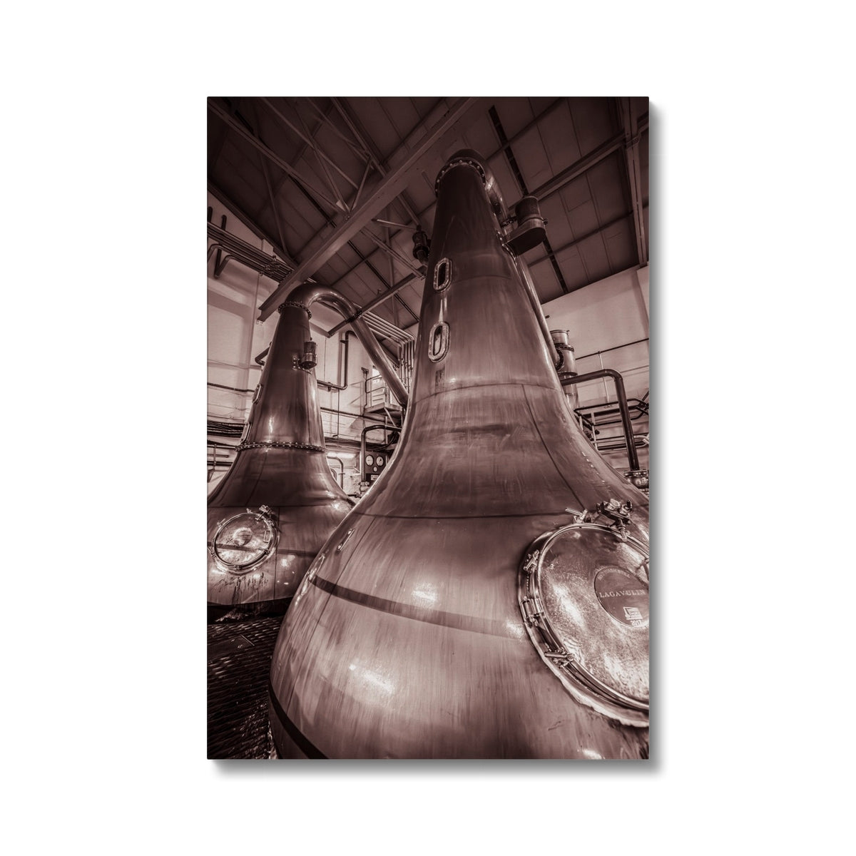 Lagavulin Stills Sepia Canvas