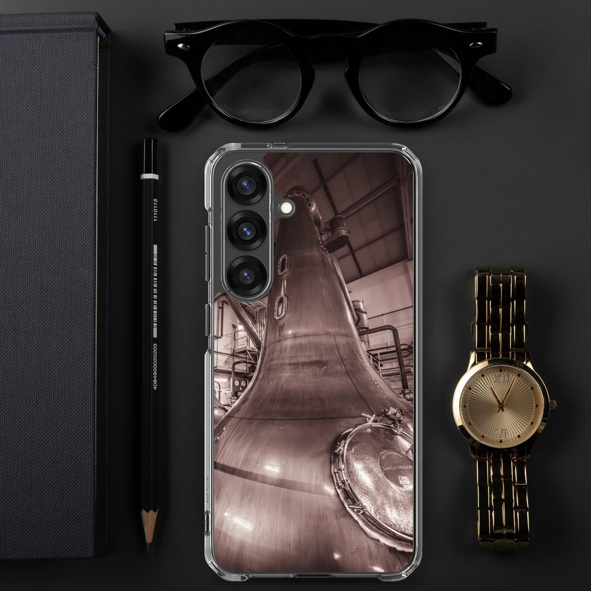 Lagavulin Stills Sepia Clear Case for Samsung® Samsung Galaxy S25 Plus