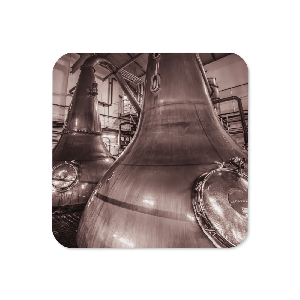 Lagavulin Stills Sepia Coaster