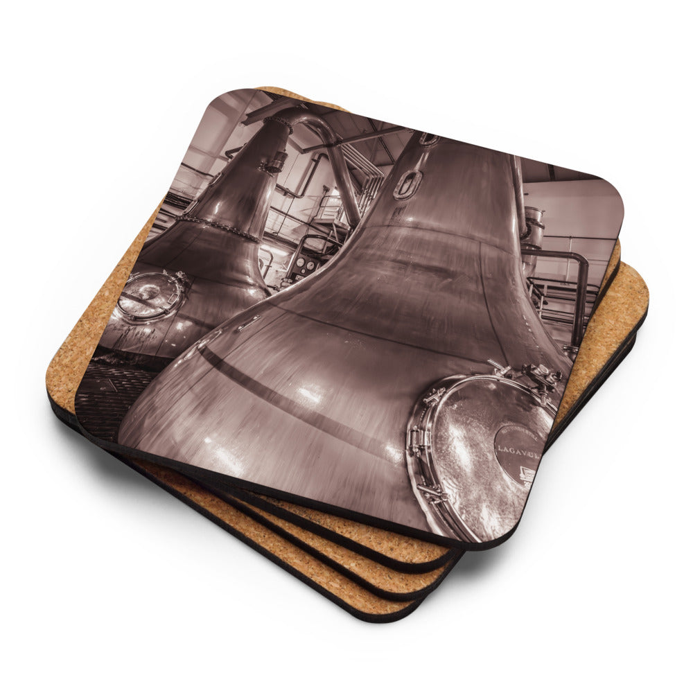 Lagavulin Stills Sepia Coaster