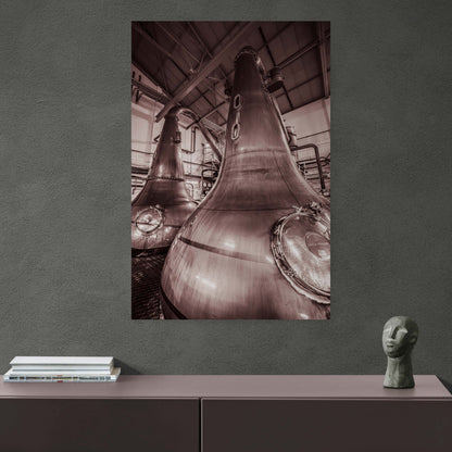 Lagavulin Stills Sepia Photographic Print