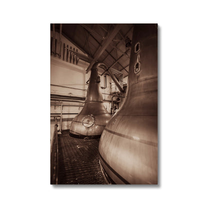 Lagavulin Wash Stills Canvas 16"x24" / White Wrap