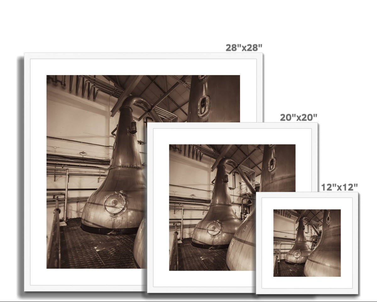 Lagavulin Wash Stills Framed & Mounted Print