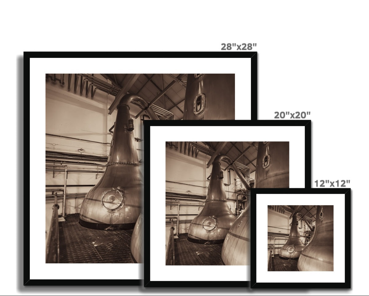 Lagavulin Wash Stills Framed & Mounted Print