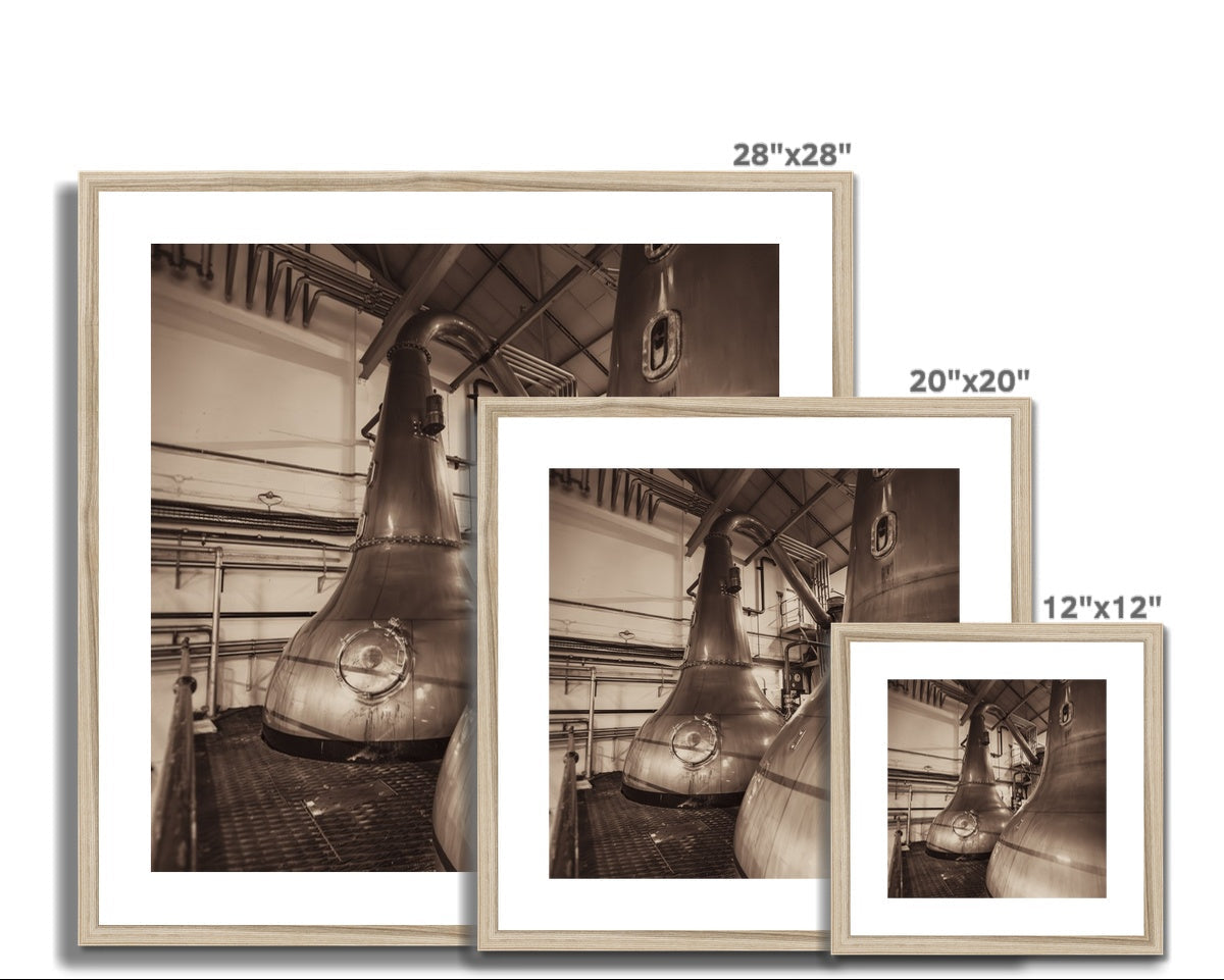 Lagavulin Wash Stills Framed & Mounted Print