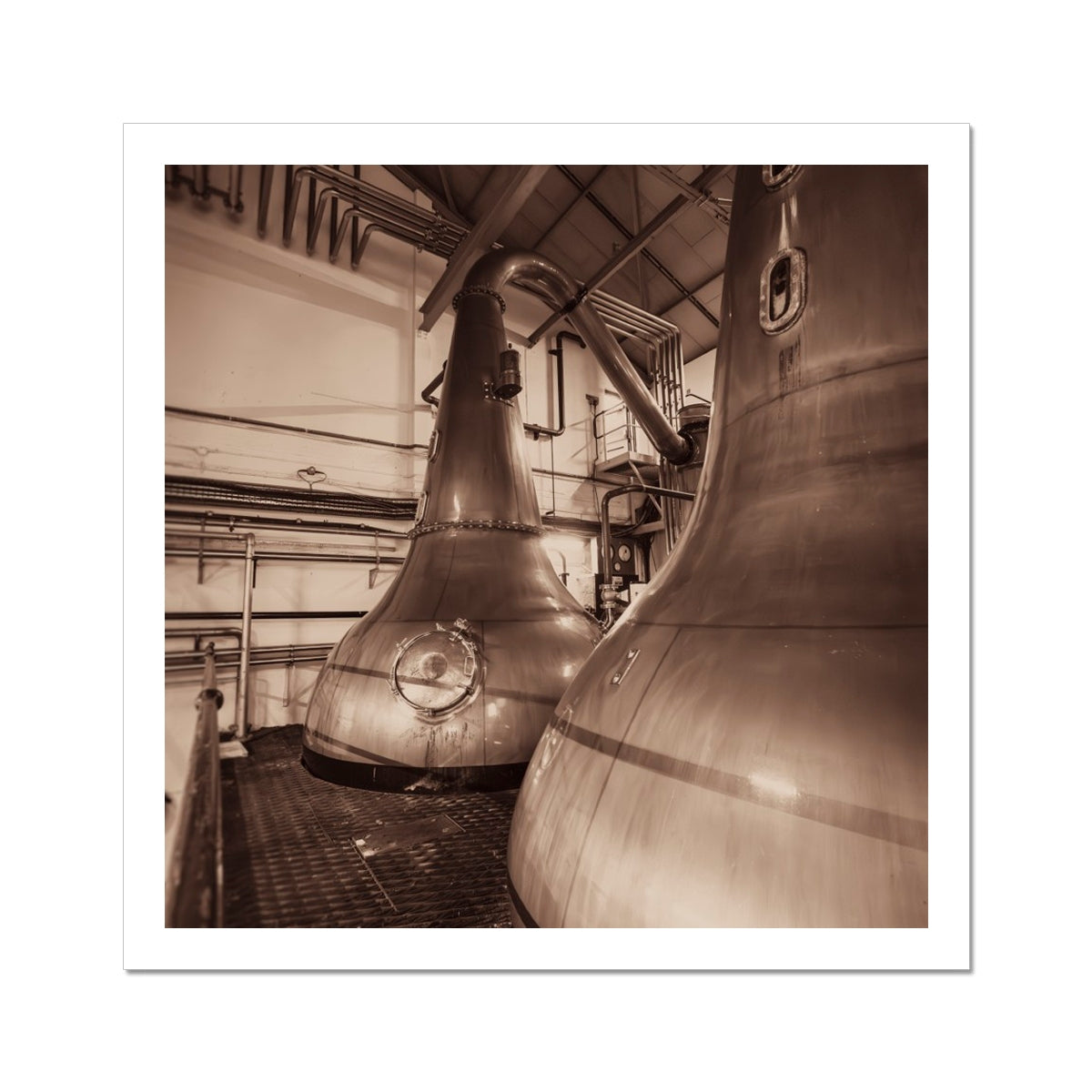 Lagavulin Wash Stills Hahnemühle Photo Rag Print 16"x16"