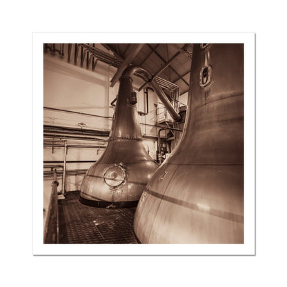 Lagavulin Wash Stills Hahnemühle Photo Rag Print 16"x16"